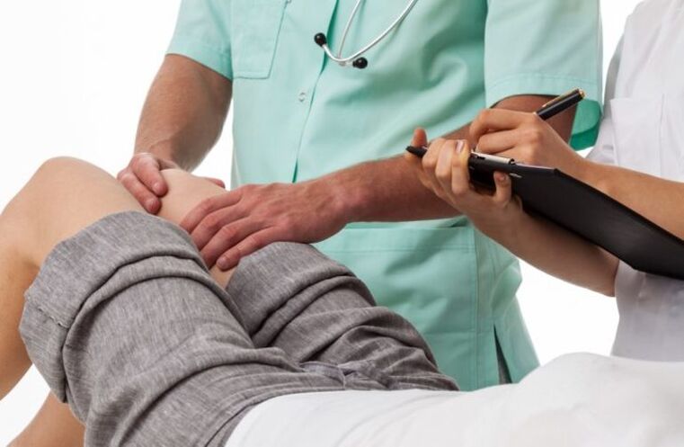 Diagnosis ng kasukasuan ng tuhod